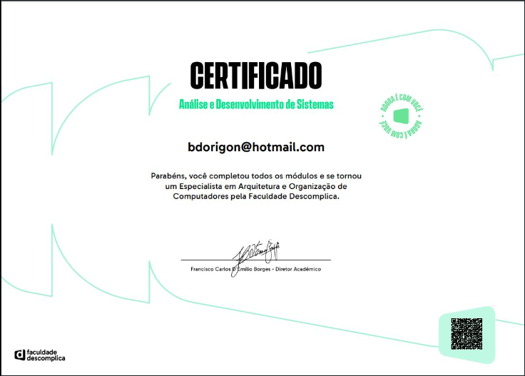 Certificado Faculdade